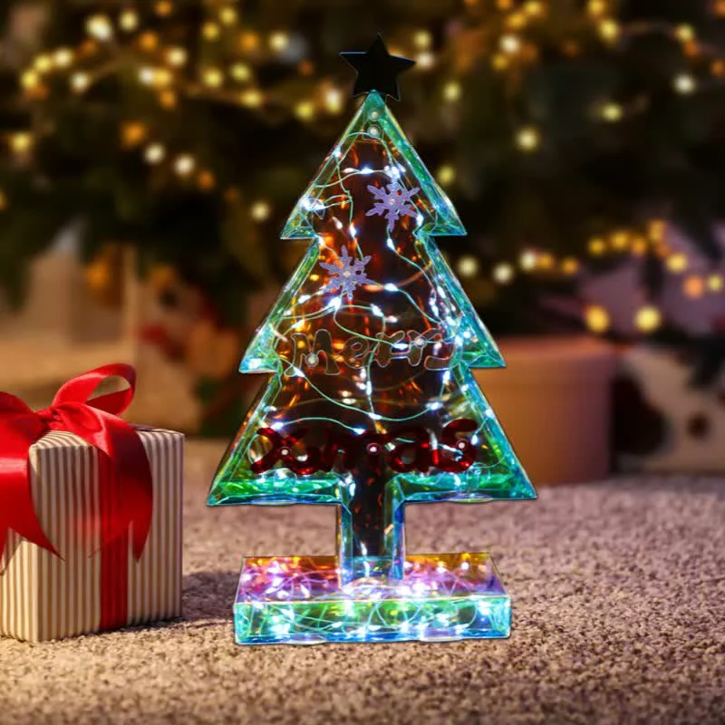 Verified Ownkoti 3D Christmas Tree Infinity Lights Decoration User-Friendly