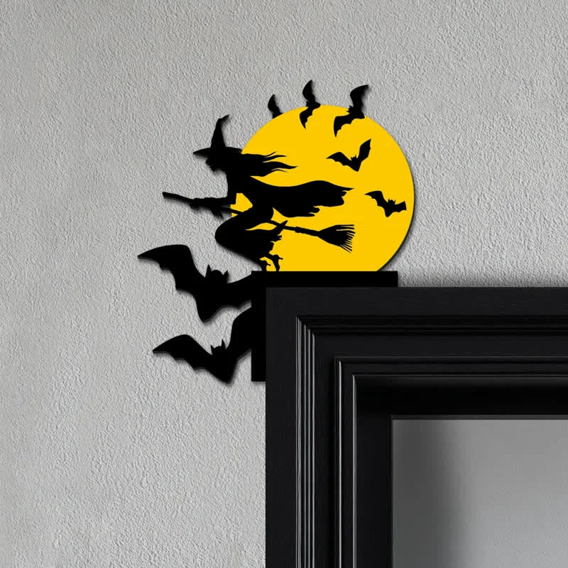 Functional Ownkoti Witch amp Bats Halloween Door Corner Decoration Safe