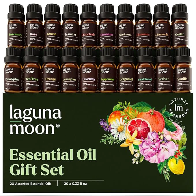 Professional Lagunamoon Essential Oils Set Top 20 Gift Set Oils Expertly Made