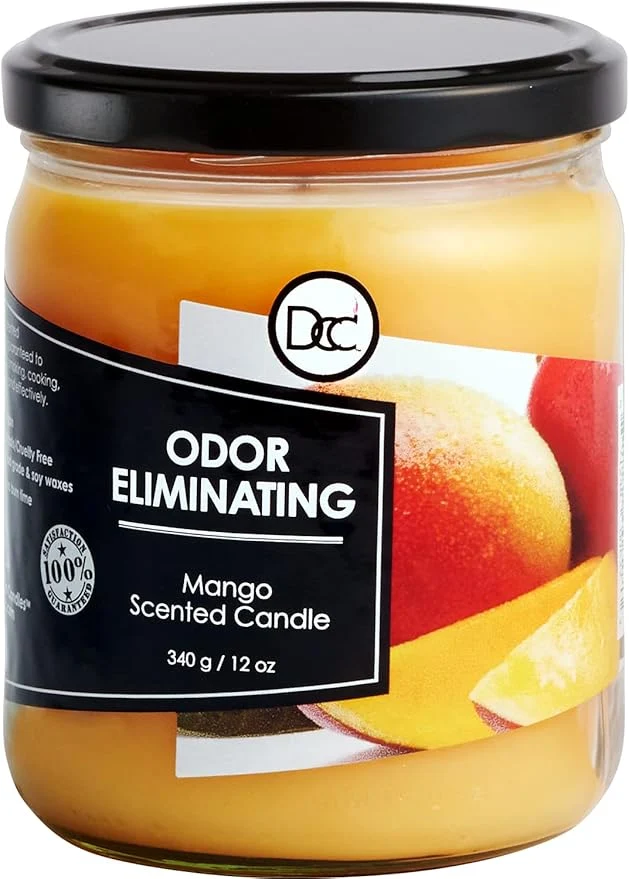Powerful Mango Odor Eliminating Highly Fragranced Candle Exceptional