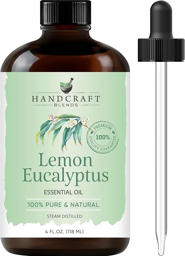 Excellent Handcraft Blends Lemon Eucalyptus Essential Oil – Huge 4 Fl Oz – Pure and Innovative
