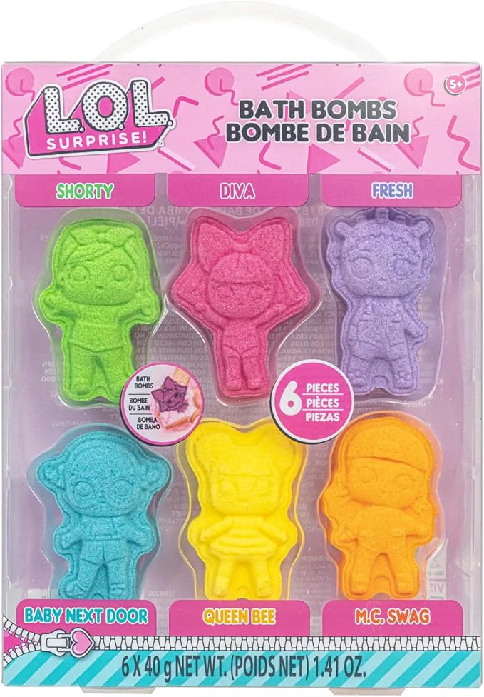Certified L.O.L. Surprise 6 Piece Bath Bombs Secure