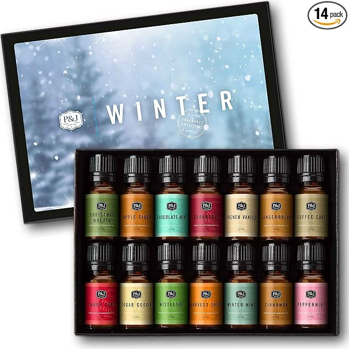 Traditional P J Trading Fragrance Oil Winter Set Candle Scents Certified
