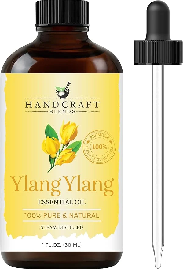 Consistent Handcraft Blends Ylang Ylang Essential Oil – 1 Fl Oz – Pure and Natural – Elegant