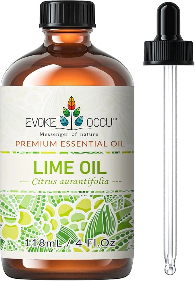 Powerful EVOKE OCCU Pure Lime Essential Oil Green