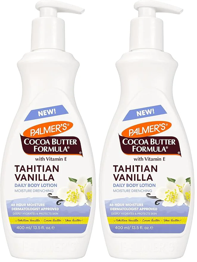 Flexible Palmer’s Cocoa Butter Formula Tahitian Vanilla Body Lotion 13.5 Oz Daily Solid