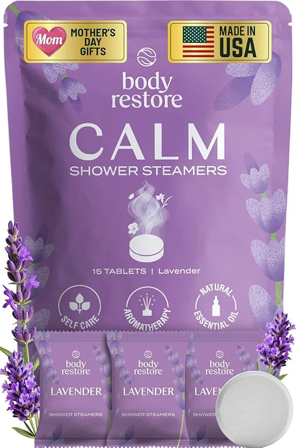 Exceptional Body Restore Shower Steamers Aromatherapy 15 Pack – Mothers Day Gifts Safe