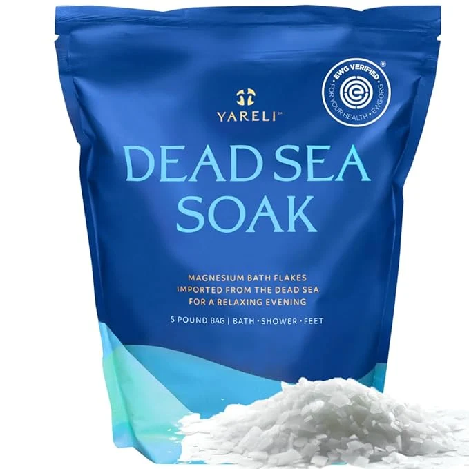 Artisan Yareli Magnesium Flakes Dead Sea Bath and Foot Soak to Epsom Salt Contemporary