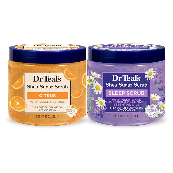 Comfortable Dr Teal’s Shea Sugar Body Scrub Daytime Nighttime Elegant
