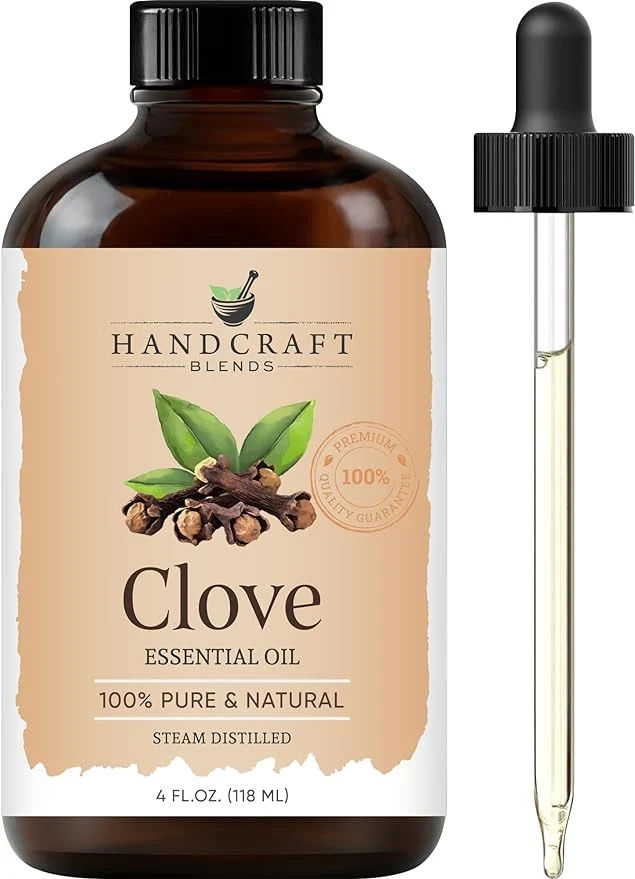 Quality Handcraft Blends Clove Essential Oil – Huge 4 Fl Oz – Pure and Natural – Long-Lasting
