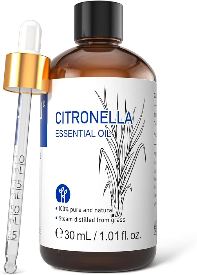 Premium HIQILI 1 Fl Oz Citronella Essential Oil Pure Undiluted Environmentally Friendly