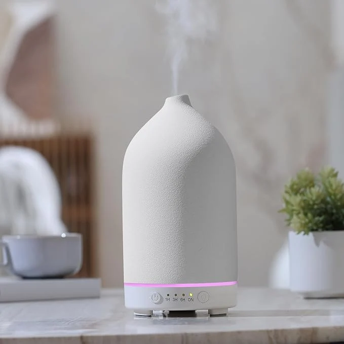 Easy-to-Use Gooamp 200ML Ceramic Essential Oil Diffuser Functional