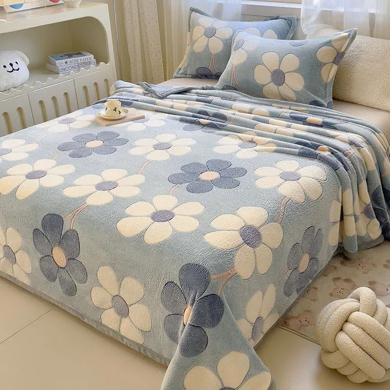 Verified Ownkoti Rustic Floral Plush Throw Blanket Traditional