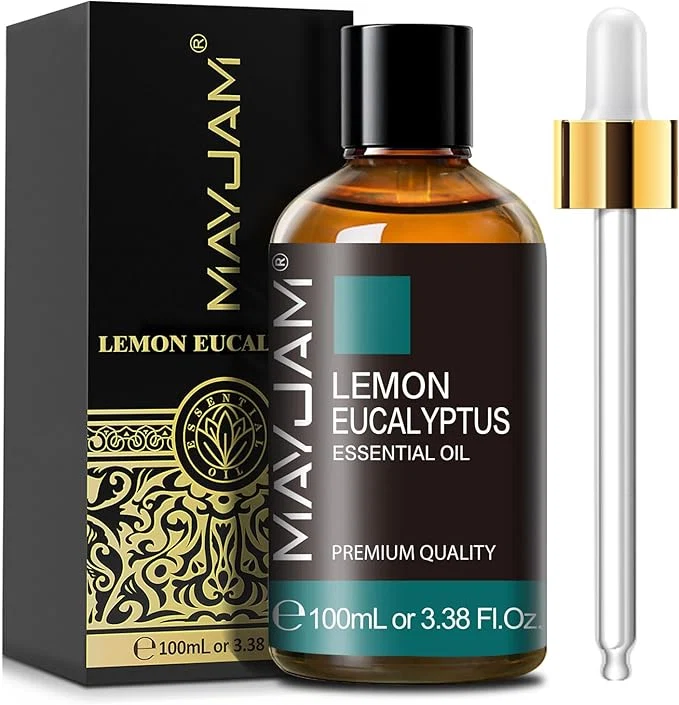 Consistent Lemon Eucalyptus Essential Oil MAYJAM 3.38FL.OZ 100ML Large Volume Lemon Top-Quality