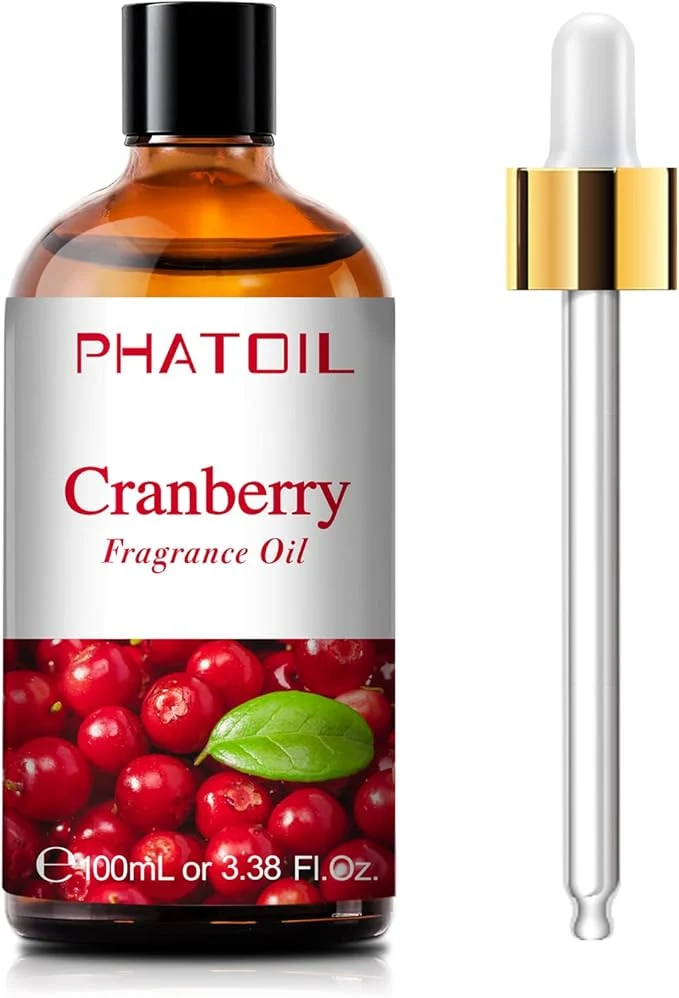 High-Grade PHATOIL 3.38FL.OZ Cranberry Fragrance Oils Lightweight