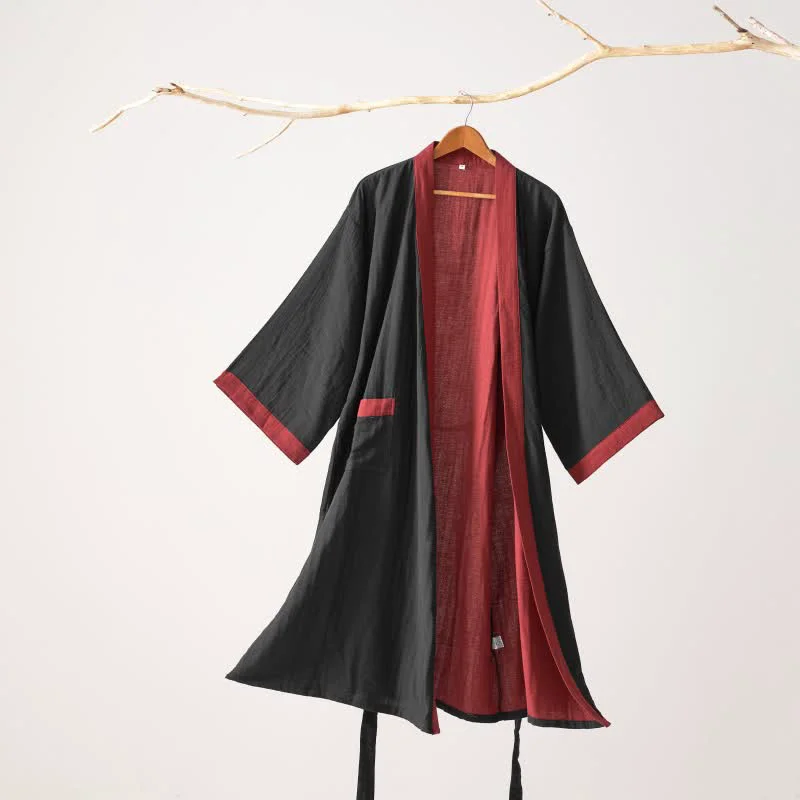 Reliable Ownkoti Minimalist Solid Cotton Gauze Kimono Robe Safe