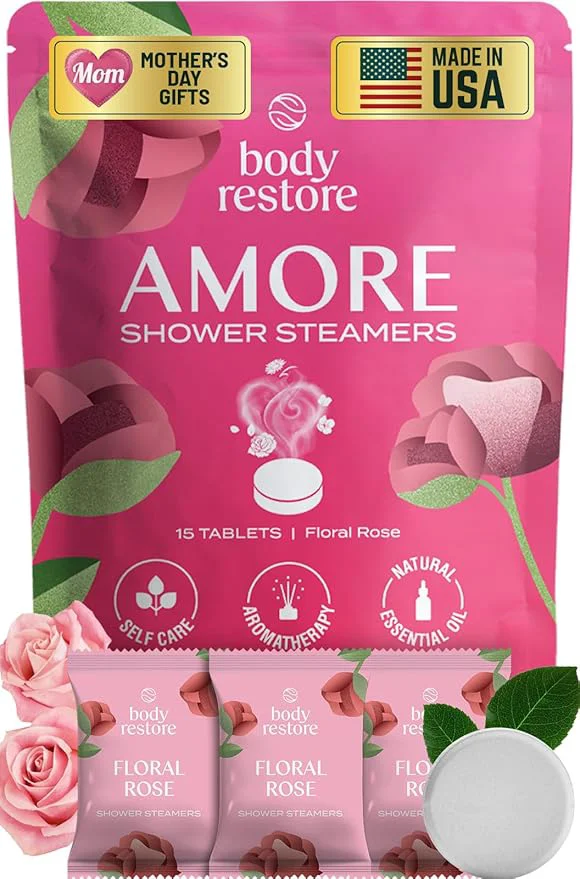 Functional Body Restore Shower Steamers Aromatherapy 15 Pack – Mothers Day Gifts Sophisticated