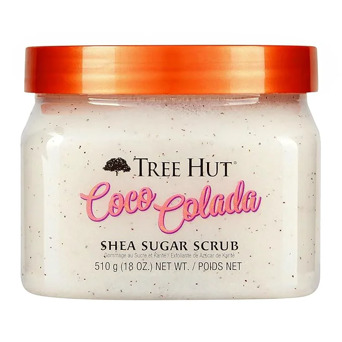 Expertly Made Tree Hut Coco Colada Shea Sugar Scrub Mothers Day Gifts Exfoliating High-Grade