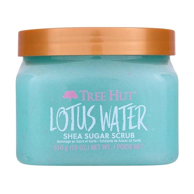 High-Performance Tree Hut Lotus Water Shea Sugar Scrub Exfoliating Hydrating Moisturizing Exceptional