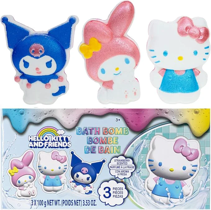 High-Quality Hello Kitty and Friends Bath Bombs Convenient