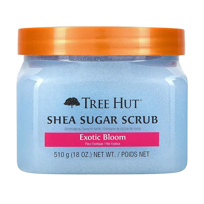 Eco-Friendly Tree Hut Exotic Bloom Shea Sugar Scrub Exfoliating Hydrating Moisturizing Classic