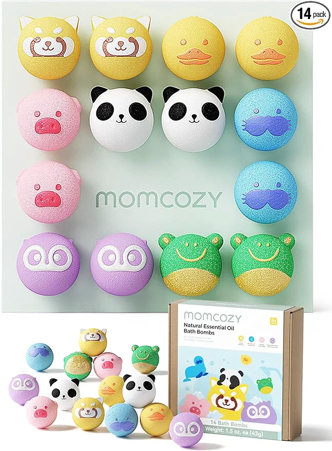 Proven Momcozy 14-Pack Animal Bath Bombs Flexible