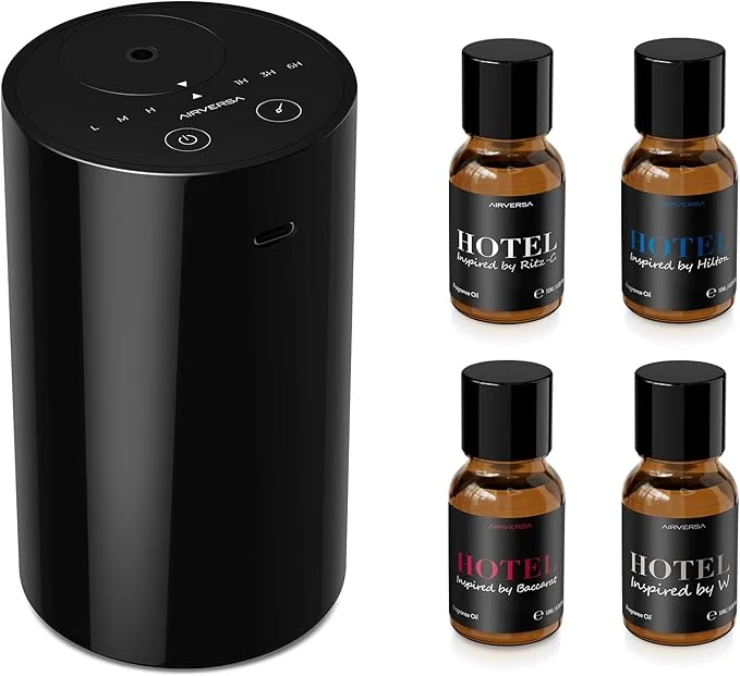 Premium Airversa Waterless Essential Oil Diffuser Starter Kit Official