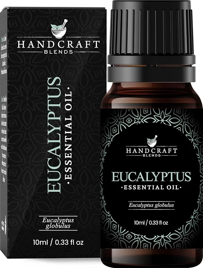 Relaxed Handcraft Blends Eucalyptus Essential Oil – 0.33 Fl Oz – Pure and Natural Eco-Friendly