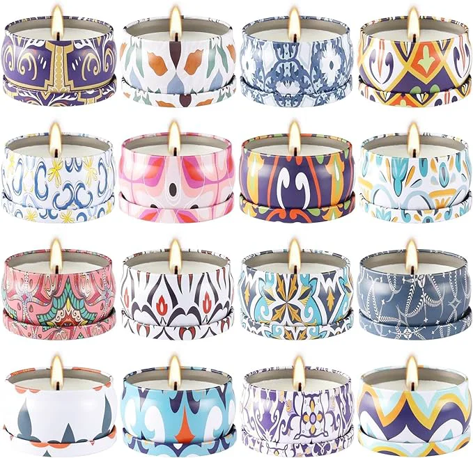 High-End YOROXRG Scented Soy Wax Travel Tin Jar Candles Professional