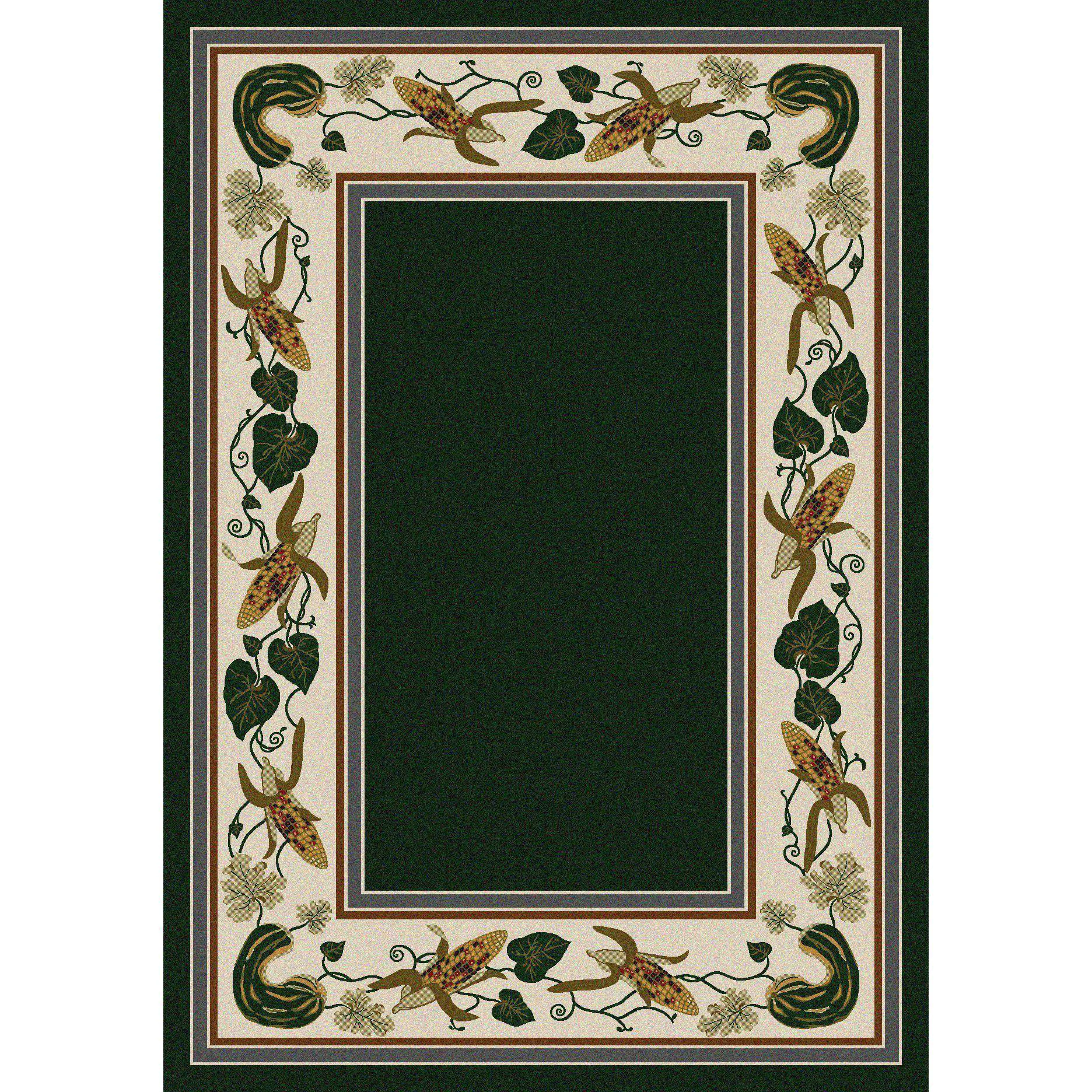 Authentic Tres Hermanas Rug – Emerald Flexible