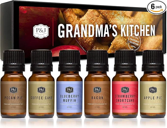 Environmentally Friendly P J Trading Fragrance Oils for Diffusers for Home Grandma’s Kitchen Set Authentic