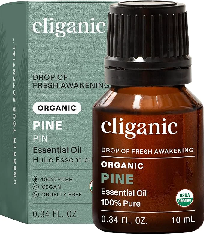 Authentic Cliganic Organic Pine Essential Oil Pure Natural Undiluted Traditional