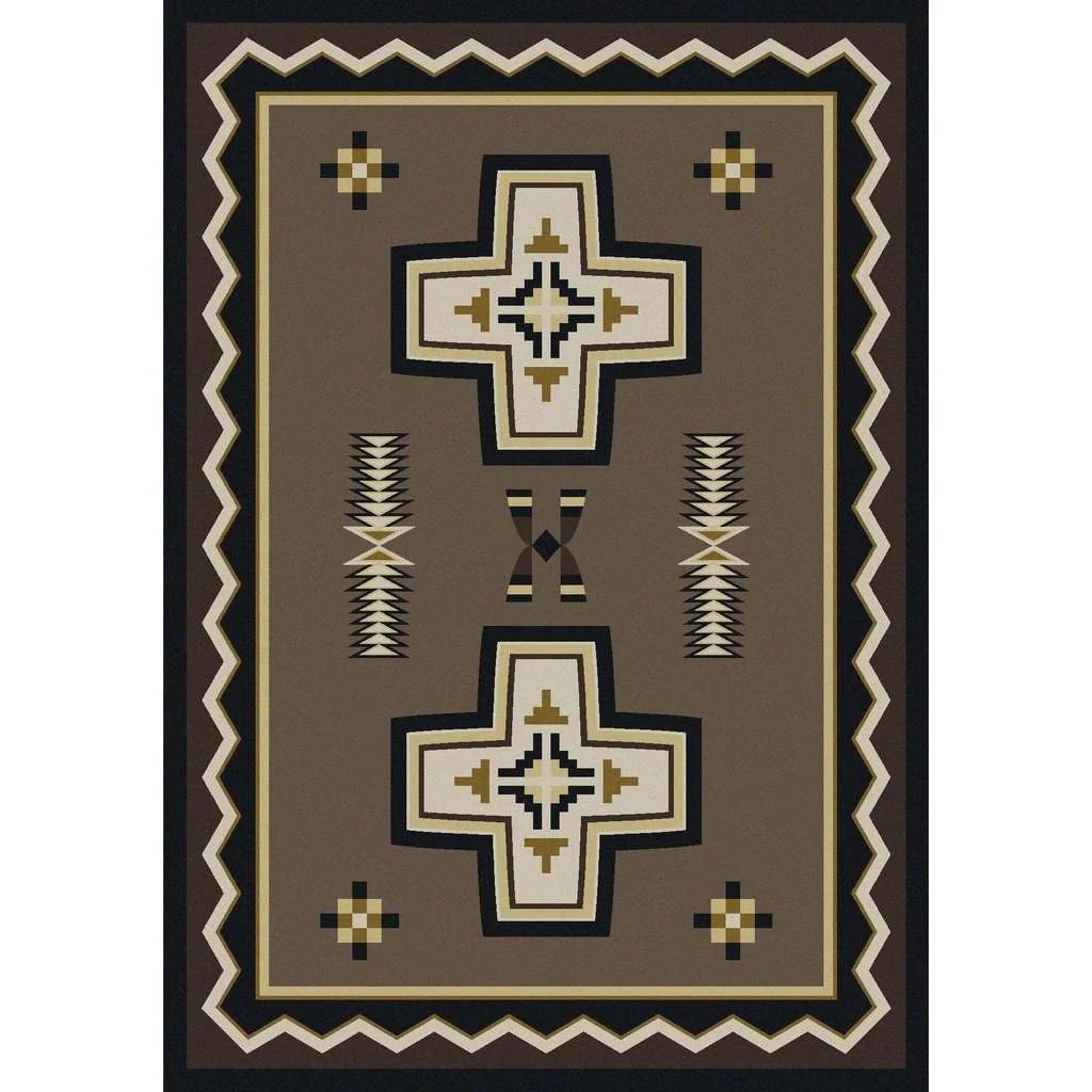 Powerful Saint Kateri Rug – Taupe Fast