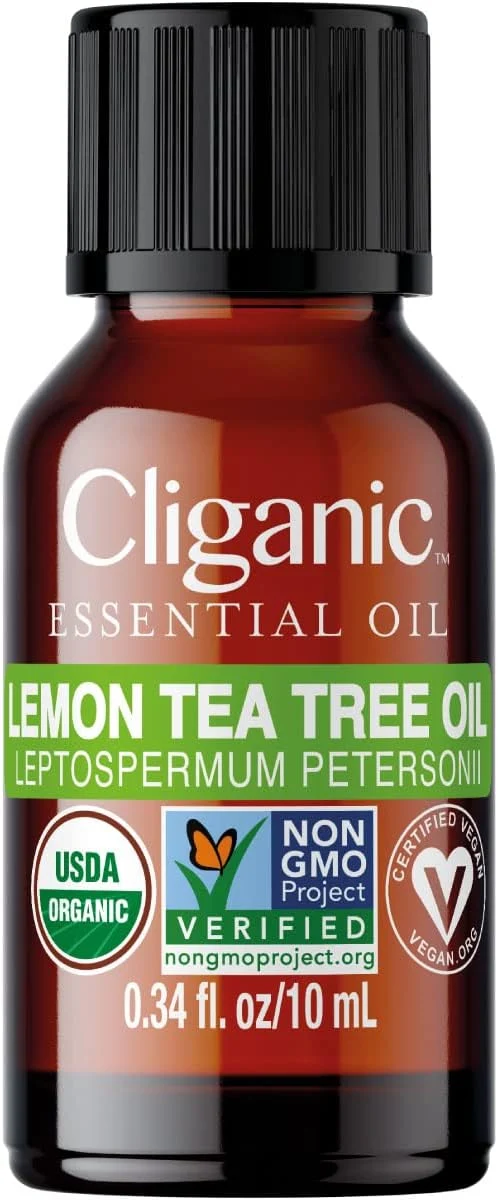 Stylish Cliganic Organic Lemon Tea Tree Essential Oil Pure Natural Professional