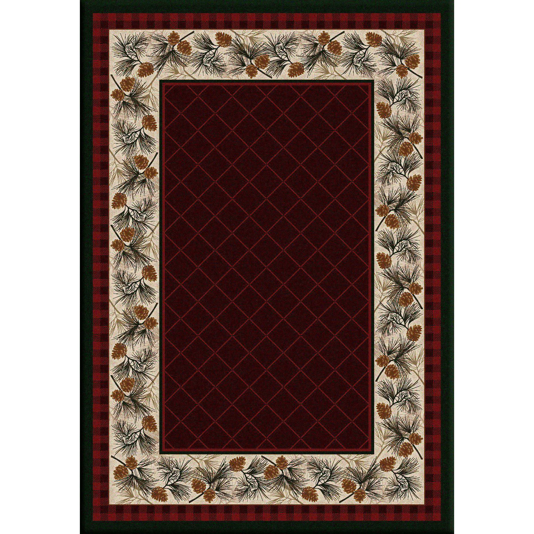 Practical Green Rug – Garnet Certified