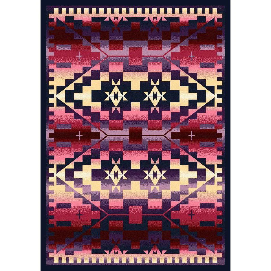 Secure Rustic Crucifix Rug – Sunset Convenient