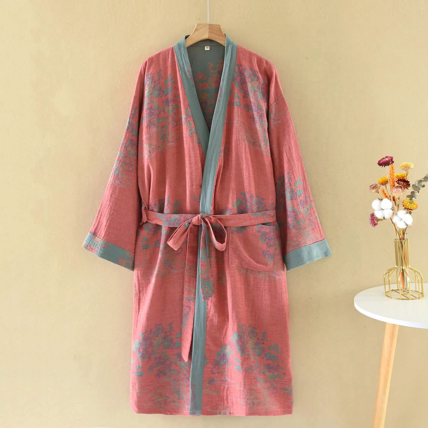 Exceptional Ownkoti Rustic Bushes Cotton Gauze Kimono Robe Convenient