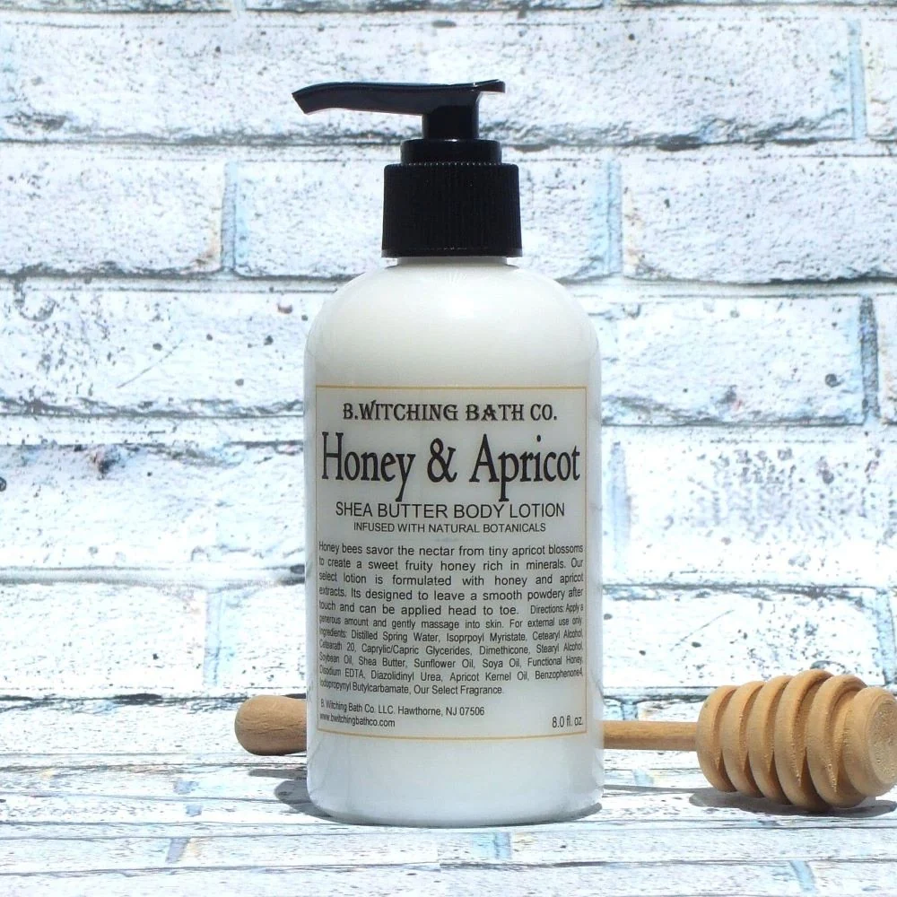 Exclusive 8oz. Honey amp Apricot Shea Butter Body Lotion Pure