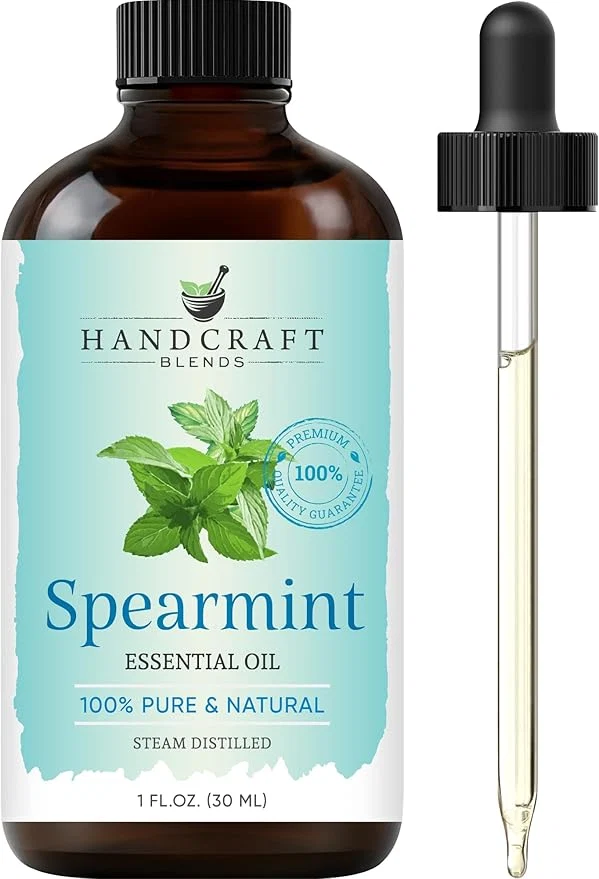 Dependable Handcraft Blends Spearmint Essential Oil – 1 Fl Oz – Pure and Natural – First-Class