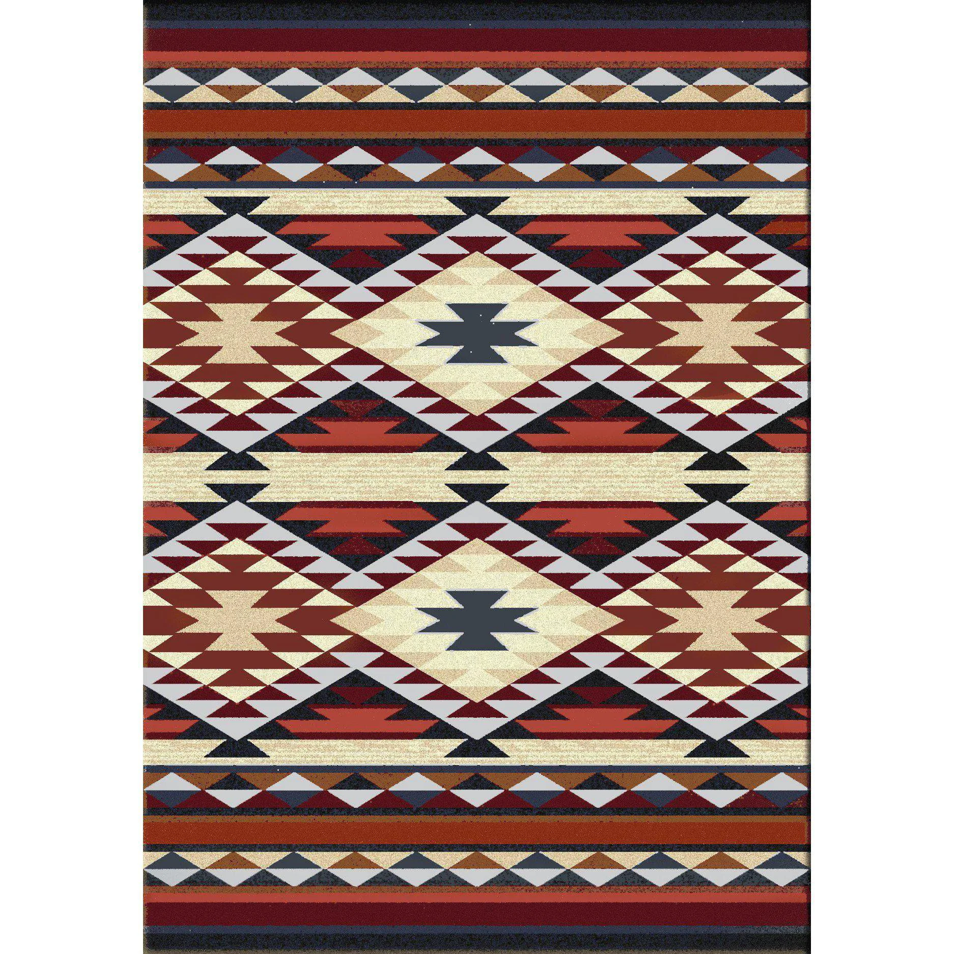 Fine Crafted Rio Grande Rug – Rust Luxury
