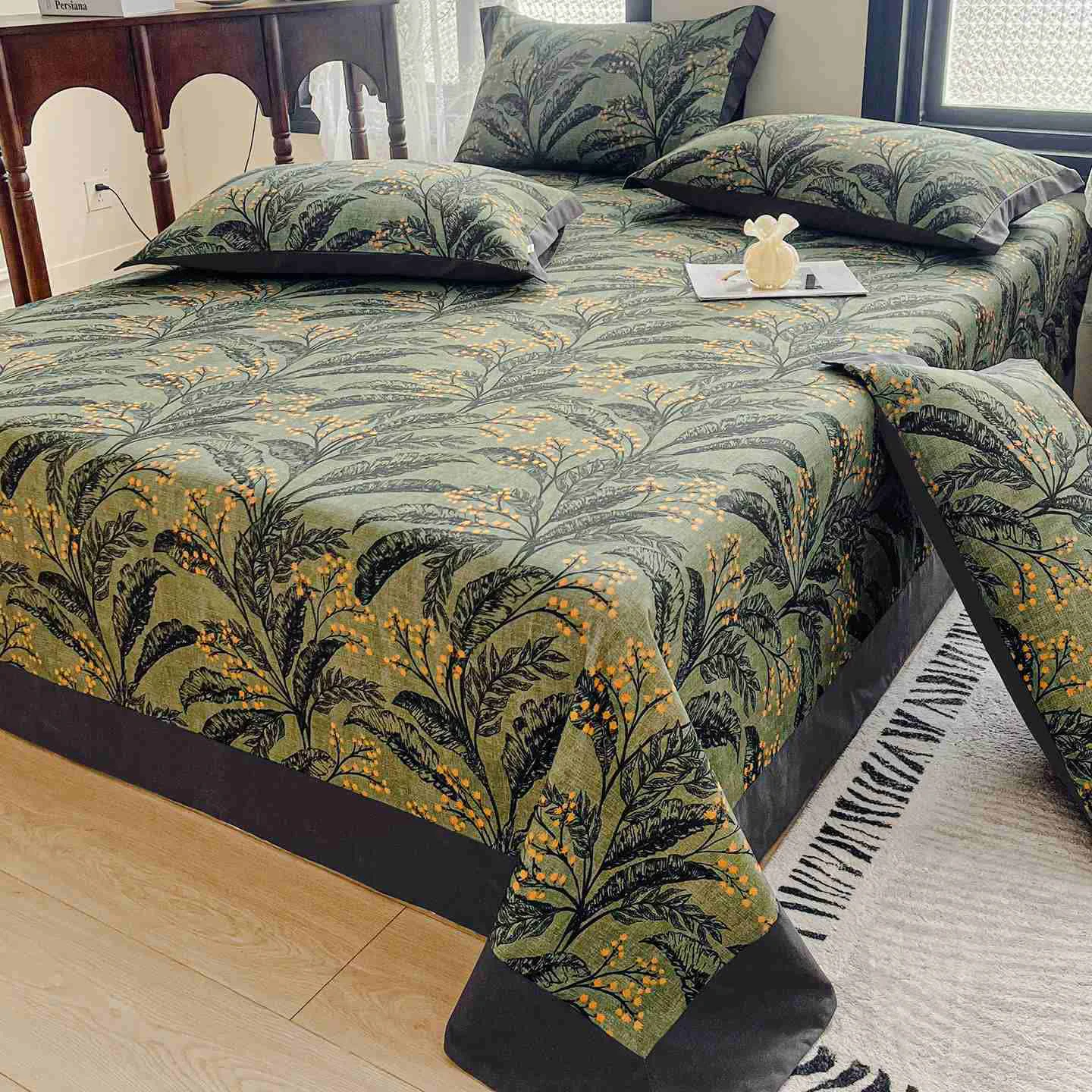 Casual Ownkoti Botanical Berry Brushed Cotton Sheet Bedspread Reliable