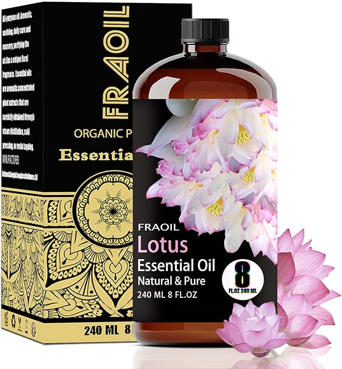 Top-Quality Lotus Essential Oil Lotus Oil 8 Fl Oz 240ML Consistent