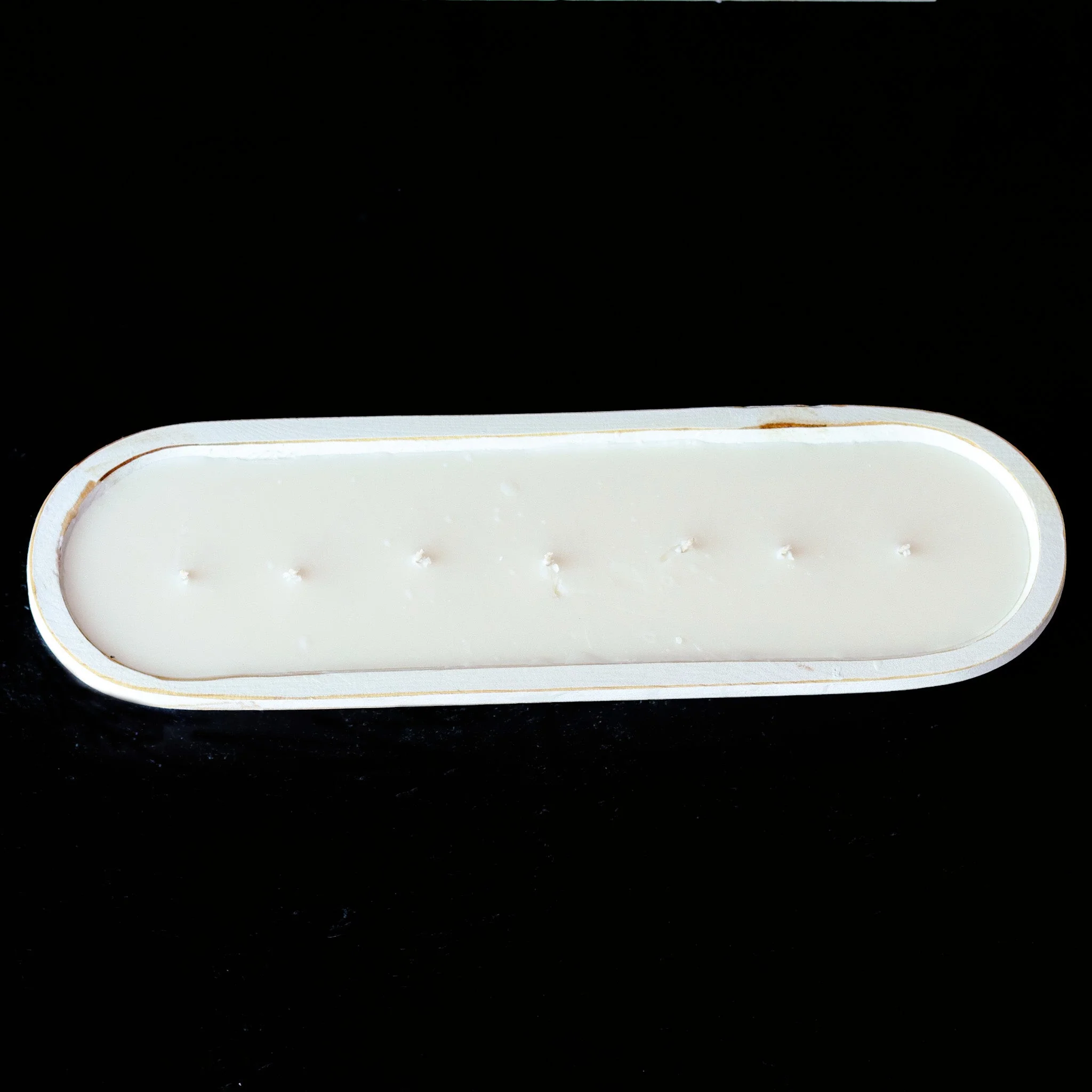 Sustainable Fresh Brewed Coffee – 7 Wick White Wood Dough Bowl Soy Candle Consistent