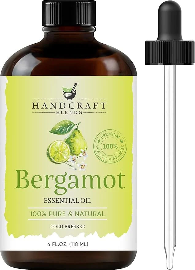 Relaxed Handcraft Blends Bergamot Essential Oil – Huge 4 Fl Oz – Pure and Natural