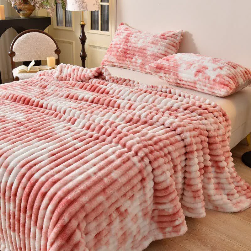 Solid Ownkoti Modern Striped Warm Throw Blanket Classic