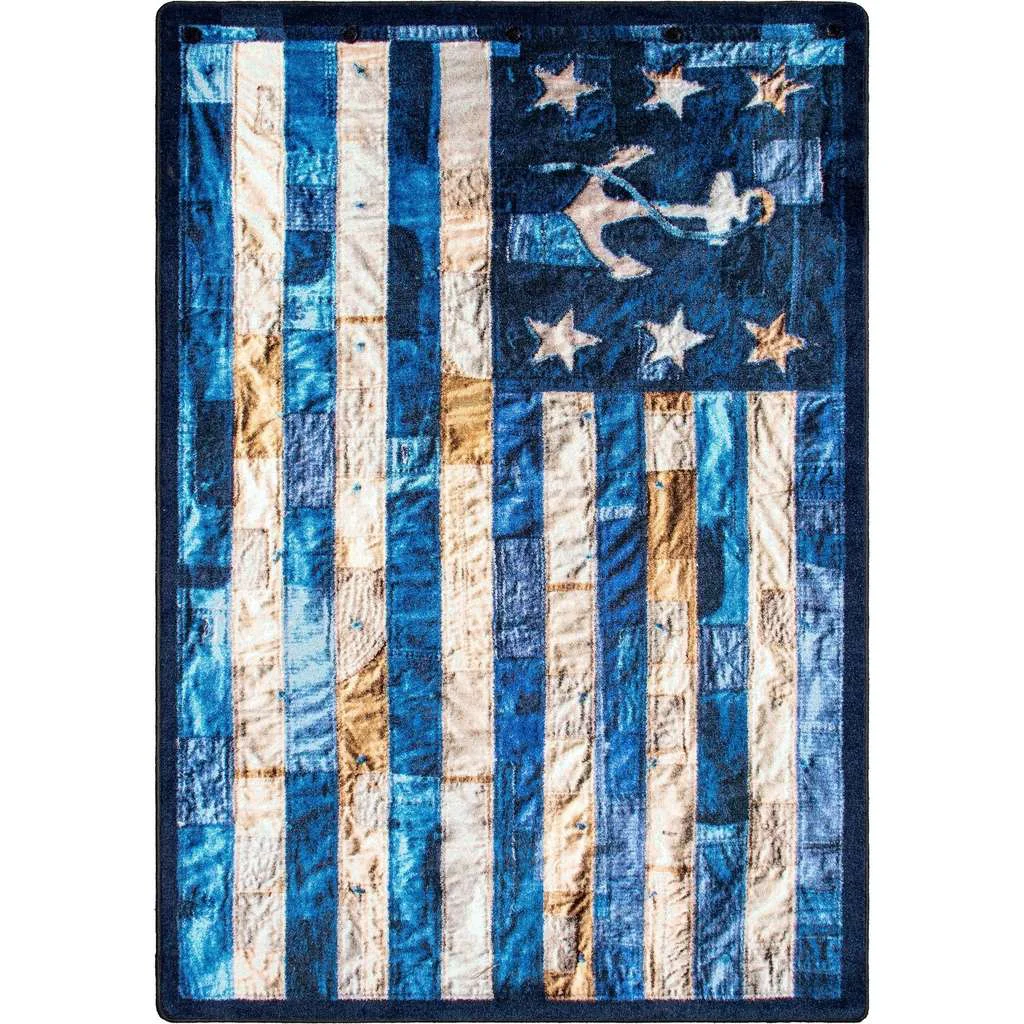 Verified Blue Jean Anchor Rug – Blues Versatile