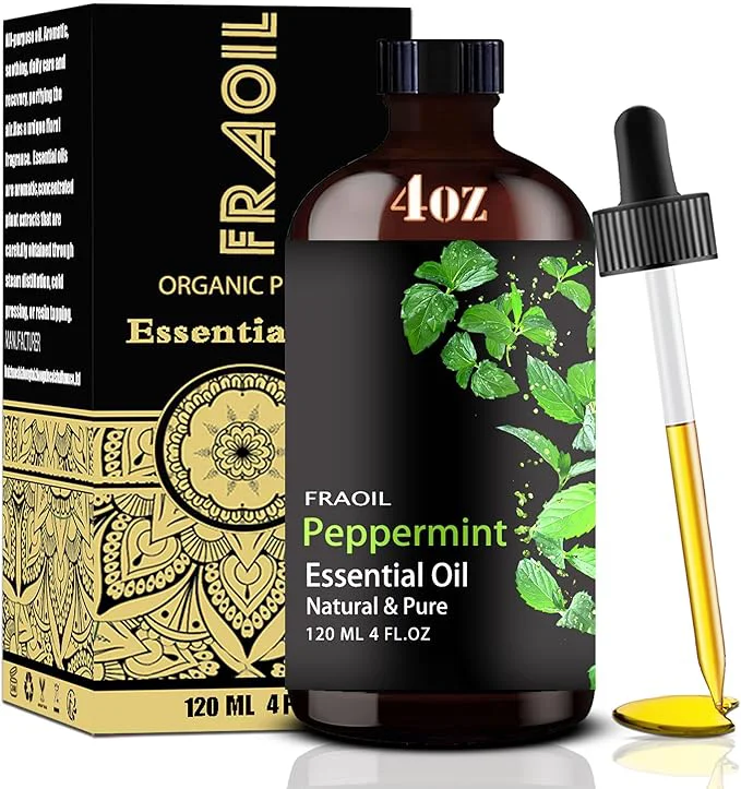 Optimized Peppermint Essential Oil Peppermint Oil 4 Fl Oz 120ML Safe