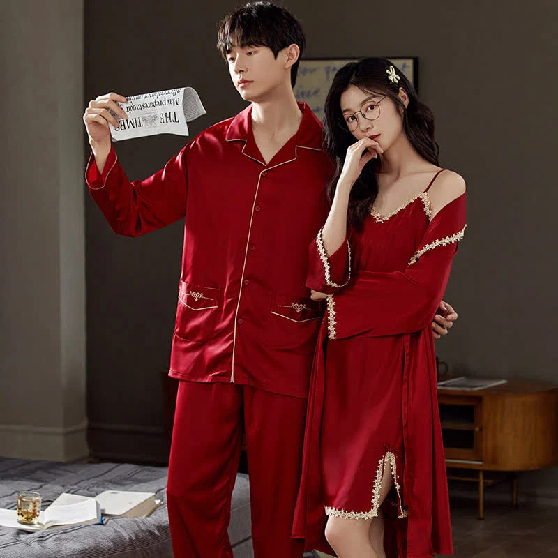 Selected Ownkoti Lace Couple Matching Nightwear Set Trusted