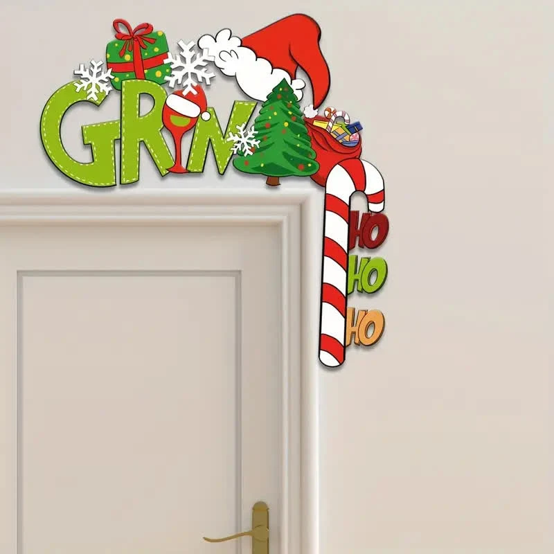 Crafted Ownkoti Christmas Theme Door Frame Decor Practical