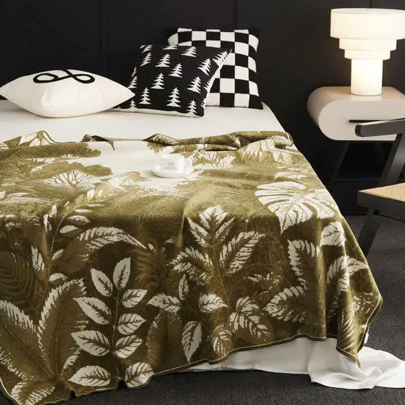 Safe Ownkoti Jacquard Retro Multi-functional Throw Blanket High-Performance